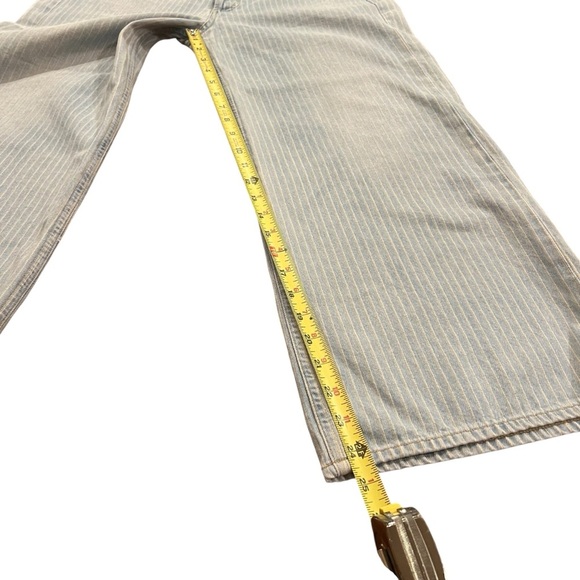 CITIZENS OF HUMANITY Sacha Wide Leg High Rise Crop Laguna Stripe Size 30 - Picture 12 of 16